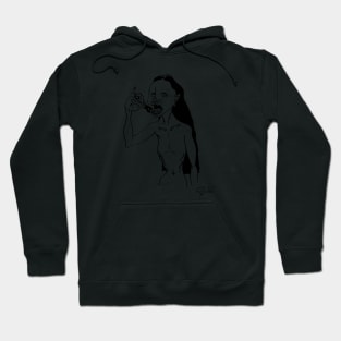 Vampire Woman at the Dentist Hoodie